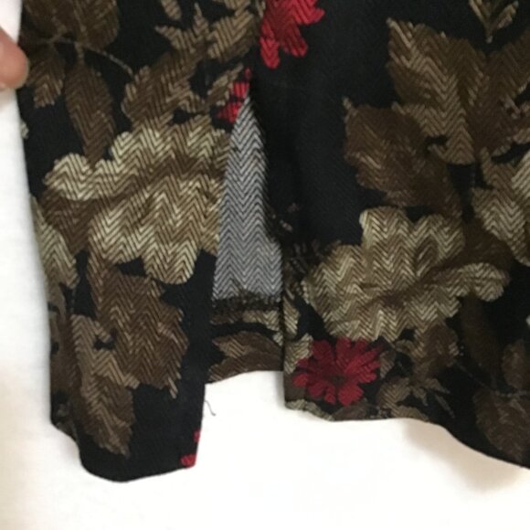 Vintage Tradition Floral A-Line Gathered Skirt Size 12 - Picture 4 of 8